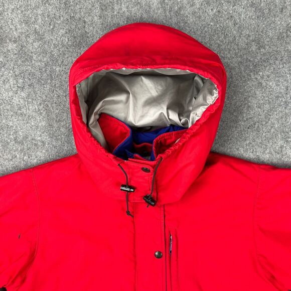 VTG LL‎ Bean Penobscot Parka Jacket Womens Small Red Outerwear Ski Winter USA - Picture 2 of 16